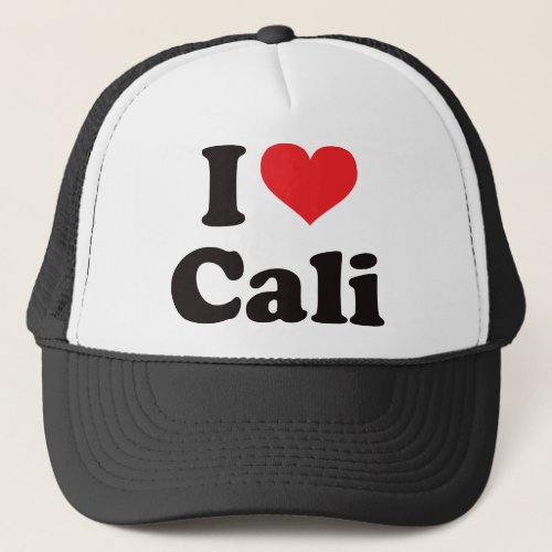 I Heart Cali Trucker Hat