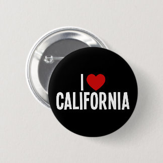 I Heart California Round Button