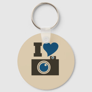 I Heart Camera Keychain
