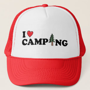 I Heart Camping Pine Hat