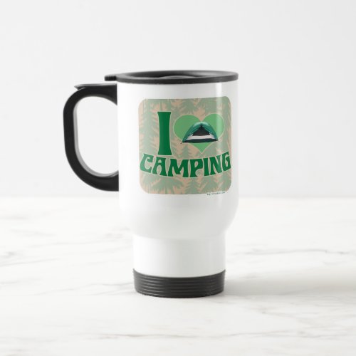 I Heart Camping Travel Mug