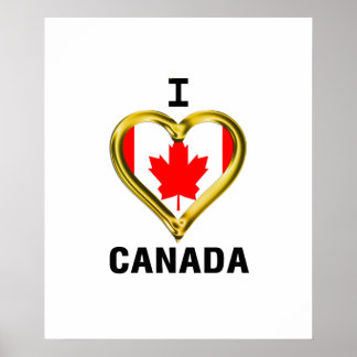 I HEART CANADA POSTER
