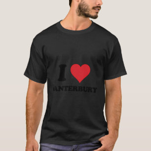 I Heart Canterbury Love Uk T-Shirt