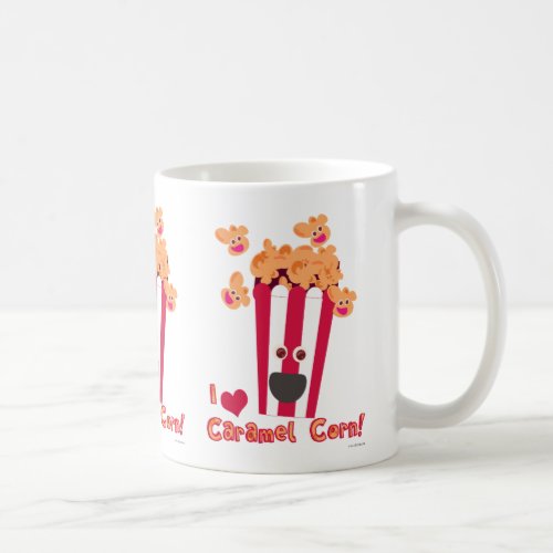 I Heart Caramel Corn Coffee Mug