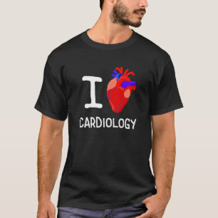 I Heart Cardiology Anatomical Cardiologist Doctor T-Shirt