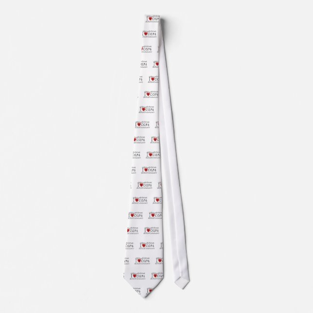 I Heart Cars Tshirts and Gifts Neck Tie (Front)