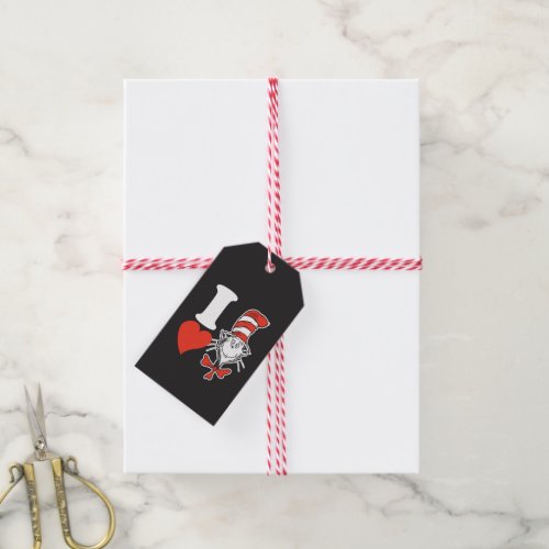 I Heart Cat in the Hat Gift Tags