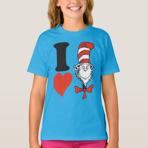 I Heart Cat in the Hat T_Shirt