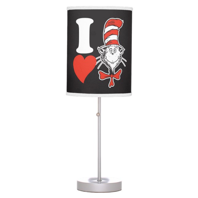 I Heart Cat in the Hat Table Lamp (Front)