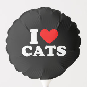 I Heart Cats - I Heart Cats I Love Cats Balloon