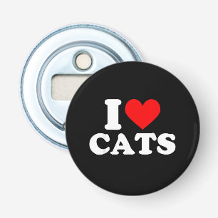 I Heart Cats - I Heart Cats I Love Cats Bottle Opener