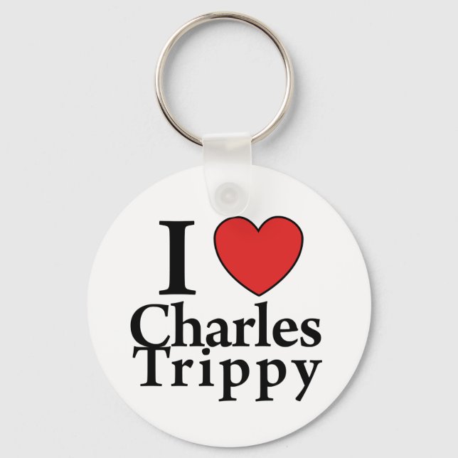 I Heart Charles Trippy Keychain (Front)