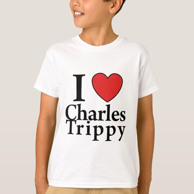 I Heart Charles Trippy T-Shirt (Front)