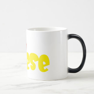 I heart Cheese Color Morph Mug