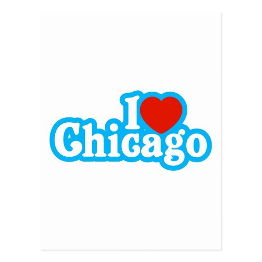 I Heart Chicago Postcard