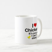 I (Heart) Chickens Coffee Mug (Front Right)