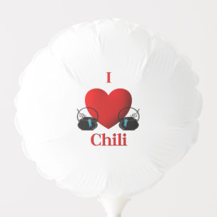 I Heart Chili Balloon