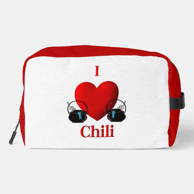 I Heart Chili Dopp Kit (Back)