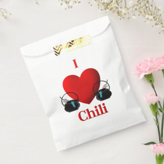 I Heart Chili Favor Bag