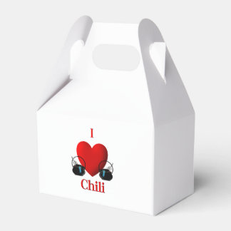 I Heart Chili Favor Boxes