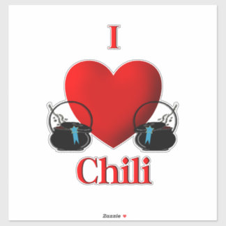 I Heart Chili Sticker