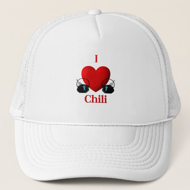 I Heart Chili Trucker Hat (Front)
