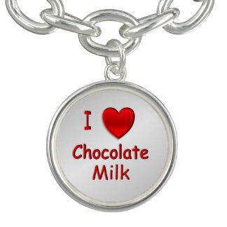 I Heart Chocolate Milk Bracelet