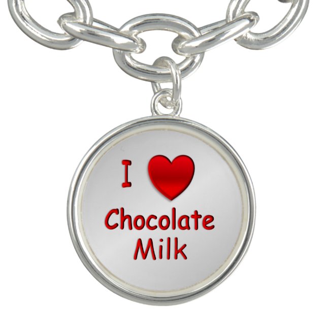 I Heart Chocolate Milk Bracelet (Design)