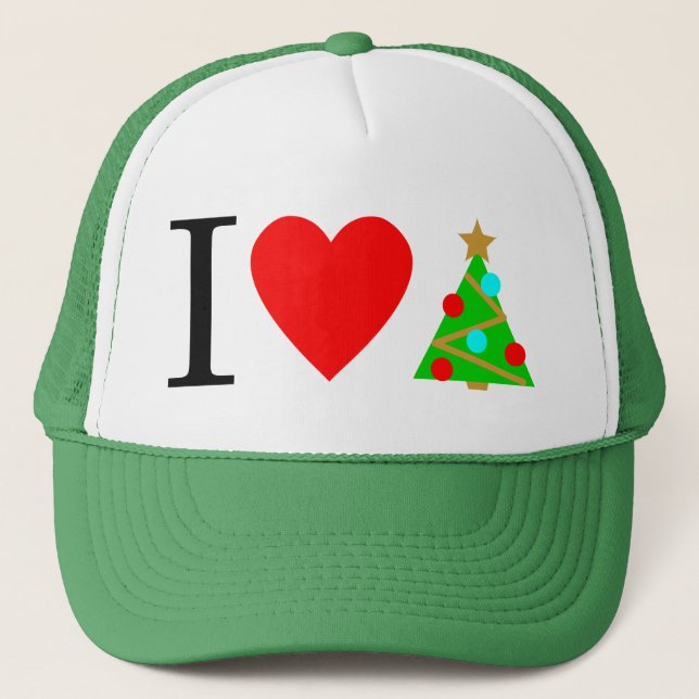 I Heart Christmas Cap (Front)