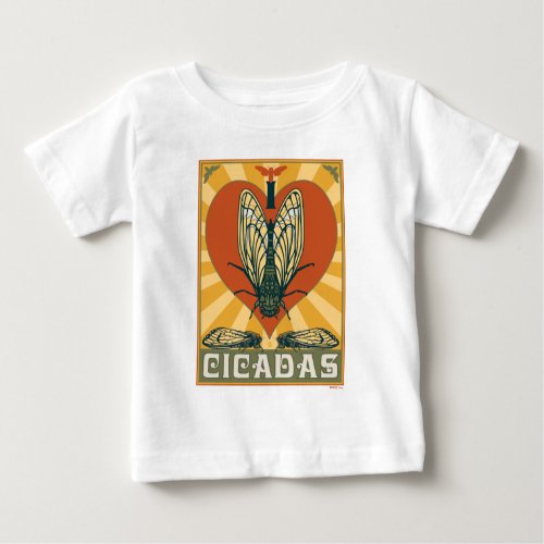 I Heart Cicadas Baby T_Shirt