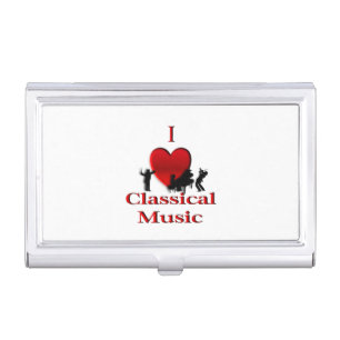 I Heart Classical Music Business Card Case