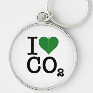 I Heart CO2 Keychain