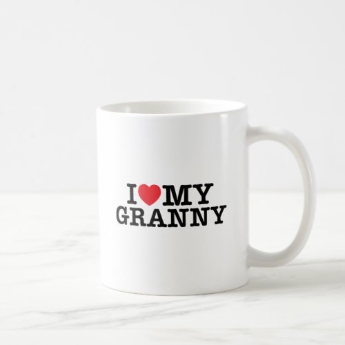 I heart coffee mug