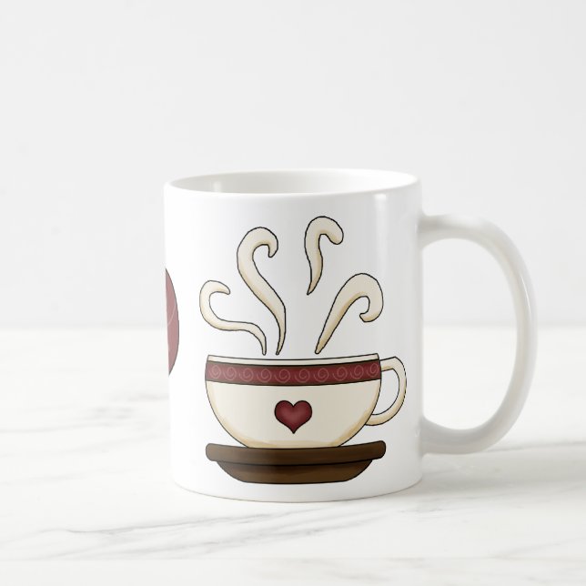 I [Heart] Coffee Mug (Right)