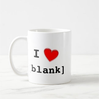 I Heart ... Coffee Mug