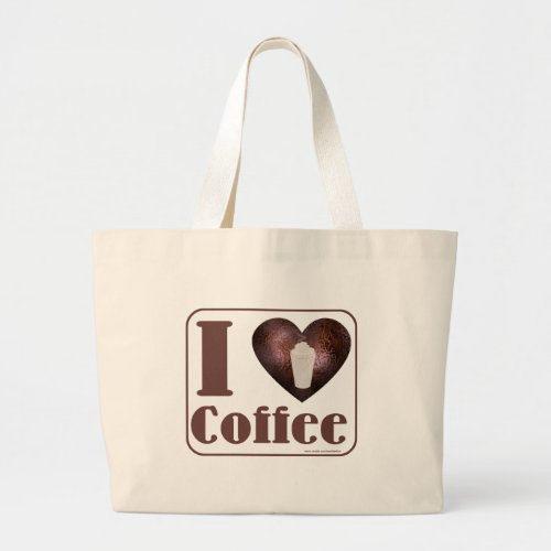 I heart Coffee tote