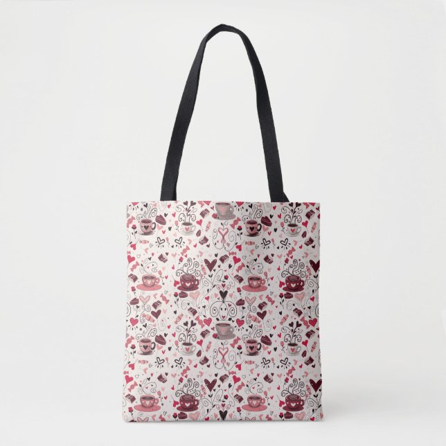 I Heart Coffee Tote Bag (Front)