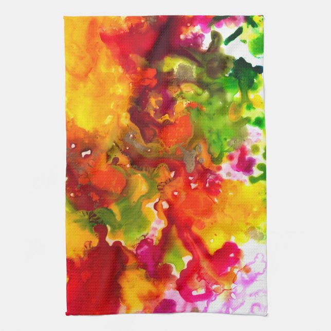 I Heart Colour Kitchen Towel (Vertical)