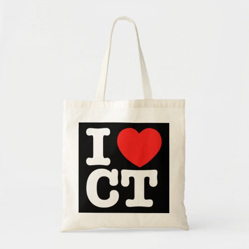 I Heart Connecticut CT Love Premium Tote Bag
