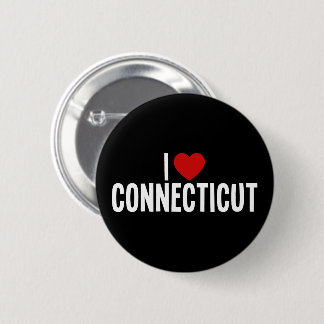 I Heart Connecticut Round Button