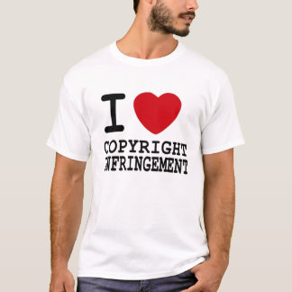 I Heart Copyright Infringement T-Shirt