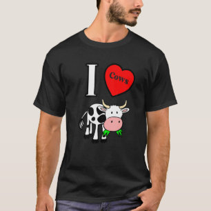 I heart cows  I love cows  T-Shirt