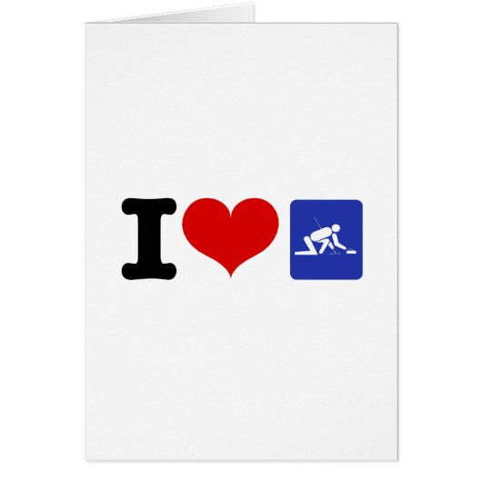 I Heart Curling Cards (Front)