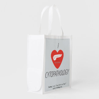 I heart cytopathology - pancreas grocery bag
