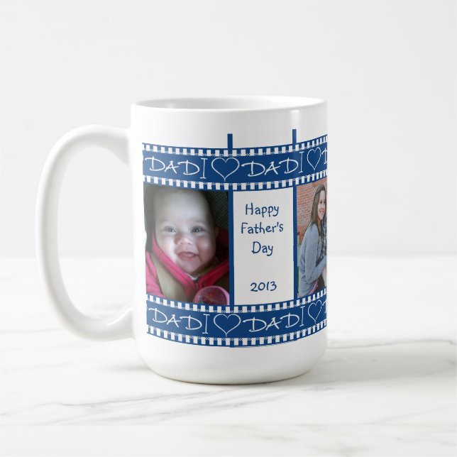 I Heart Dad Gift Mug (Left)