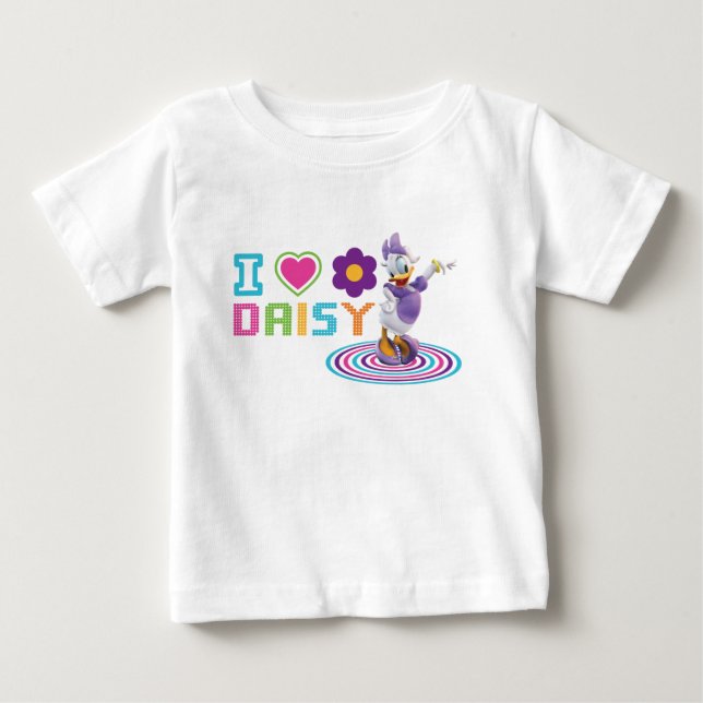 I Heart Daisy Duck Baby T-Shirt (Front)