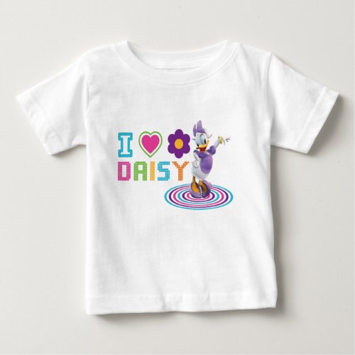 I Heart Daisy Duck Baby T_Shirt