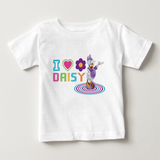 I Heart Daisy Duck Baby T-Shirt (Front)