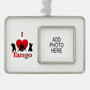 I Heart Dancing Personal Photo Christmas Ornament