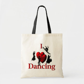 I Heart Dancing Tote Bag